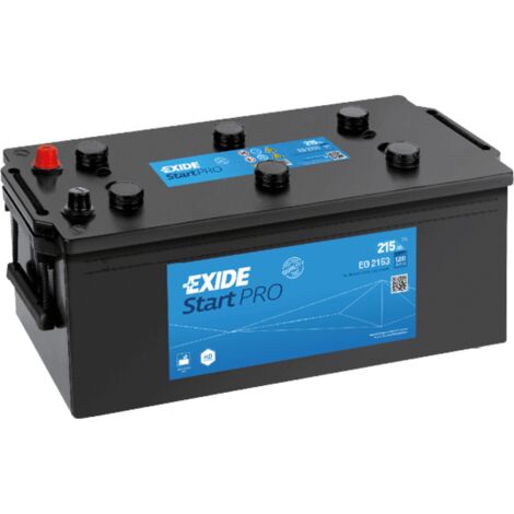 BATTERIE EXIDE CV RANGE D06 12V 215AH 1200A 518X279X240 +G EG2153 (1/3)