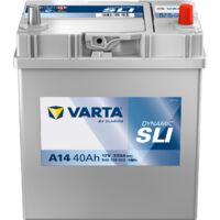 Varta – Batterie de démarrage 12V 40Ah – CCA 330A – Technologie classique CA/CA – Polarité Plus à droite – Dimensions 187x127x227mm