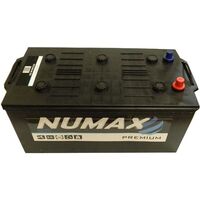 Numax – Batterie de démarrage poids lourds 632 – 12V 225Ah – Intensité 1100A – Technologie classique CA/CA – Prête à l'emploi