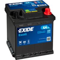 BATTERIE EXIDE EXCELL L0 12V 44AH 400A 175X175X190 +D EB440