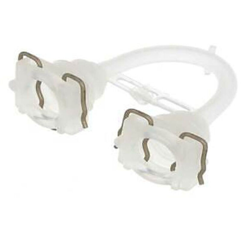 SM-Plus U-Verbinder Für Gardinenschienen - 2 Stück Transparente Vorhangschienen Verbinder