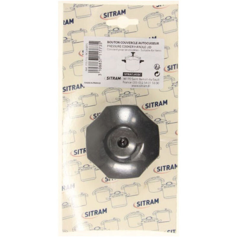 Sitram Deckel – Aus Edelstahl, Silberfarben, Passend Für Sitram-Töpfe