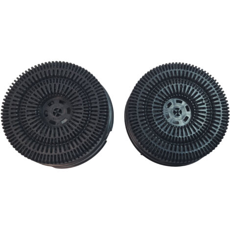 Ersatzteil - Lot de 2 filtres à charbon typ -  - INDESIT, ARISTON HOTPOINT, WHIRLPOOL, SAUTER, BRANDT, IGNIS, BAUKNECHT, DE DIETRICH, IKEA, ELICA, BOSCH, SIEMENS, NEFF, AEG, PRIVILEG