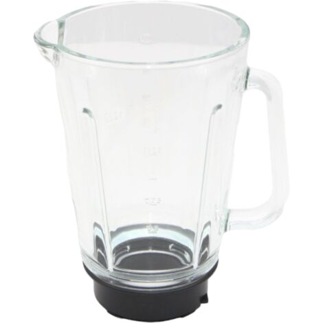 Ersatzteil - Glas-Mixbehälter mit schwarzem Sockel -  - MOULINEX