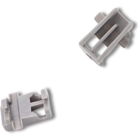 Ersatzteil - Lager Clips Befestigung Geschirrkorb, original - - SIEMENS, BOSCH, NEFF, GAGGENAU, VIVA, JUNKER, BALAY, GORENJE, CONSTRUCTA, IKEA, THERMADOR, PROFILO, PITSOS, BLAUPUNKT