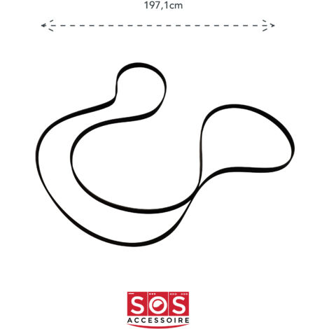 Antriebsriemen 1971 7PH / 1971H7 Für Zanussi Wäschetrockner - Ersatzteil Nr. 140056254018