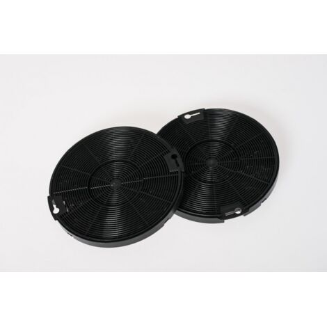 Ersatzteil - 2er Set Kohlefilter KITFC155 CR490 - - FABER, SMEG, BEKO, AIRLUX, ZANUSSI, FAURE, ELECTROLUX, FRANKE, AEG, PROGRESS, ZANKER, WHIRLPOOL, ROBLIN, FALCON