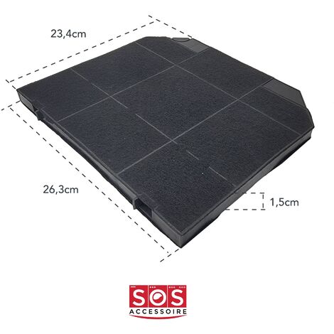 Kohlefilter Für Roblin Dunstabzugshaube SL639 – Ersatzfilter Gegen Gerüche & Fett (1 Stück)