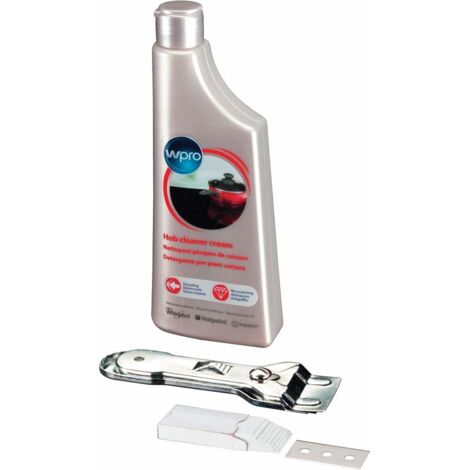 Wpro - set "vitroclean": 1 creme (250 ml) + 1 schaber + - 484000008418 - 8015250441123 (1/5)