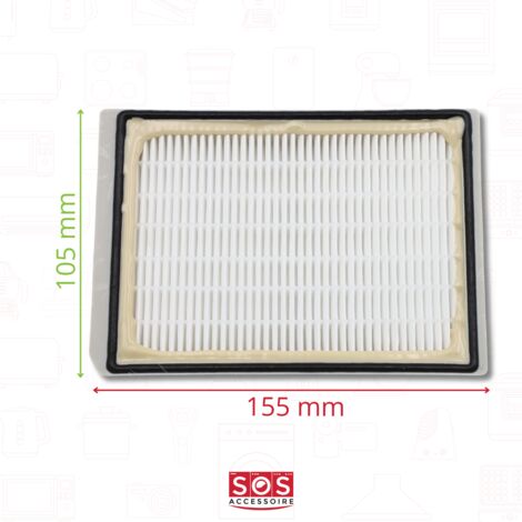 Filtro Motore MisterVac Per Siemens VSQ4G1432/01 Q4.0 SilencePower – Telaio In Plastica – Protezione Aspirapolvere
