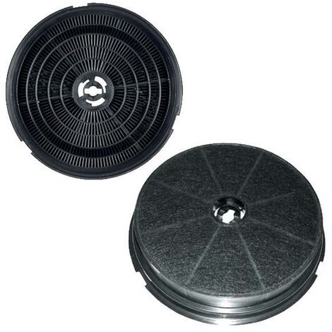 Ersatzteil - Kohlefilter Rund Typ 180 CR300 (pro Stück) - - LEISURE, INDESIT, KORTING, SMEG, BLUESKY, SOGELUX, LISTO, ARTHUR MARTIN ELECTROLUX, FRANCIA, AYA, BELLING, ARISTON HOTPOINT, GERMANIA, FAUR (1/2)