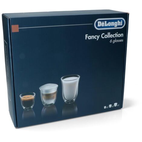 Ersatzteil - 6 Transparente Thermogläser -  - DELONGHI, KENWOOD, BRAUN, ARIETE, ROWENTA, SIMAC, SUPERCALOR, BIFINETT, ENKHO, SILVERCREST