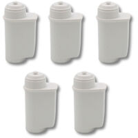 Ersatzteil - SOS Accessoire Lot de 5 Filtre à eau pour machines à café automatique Siemens EQ Series, EQ3/EQ6/EQ9, S700, 3200 Bosch TCZ7003, TCZ7033, pour Brita Intenza - - SIEMENS, BOSCH, GAGGENAU,