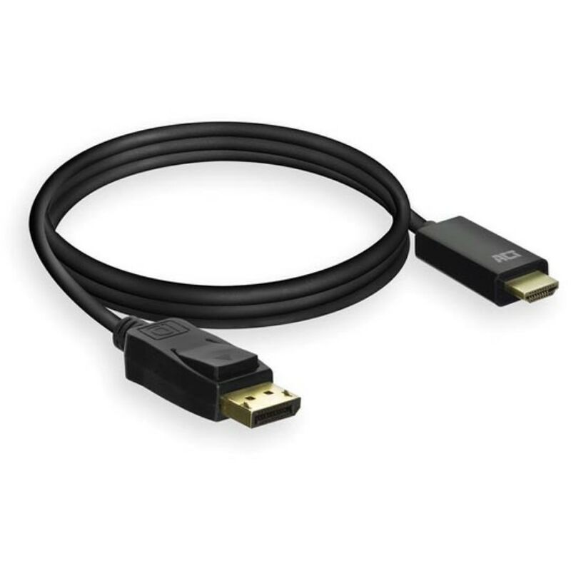 Câbles vidéo StarTech.com HD2DPMM2M Câble adaptateur HDMI vers DisplayPort  - 2 m - 4K 30 Hz - DisplayPort 1.2 à HDMI 1.4 - Câble vidéo - HDMI, USB  (alimentation uniquement)