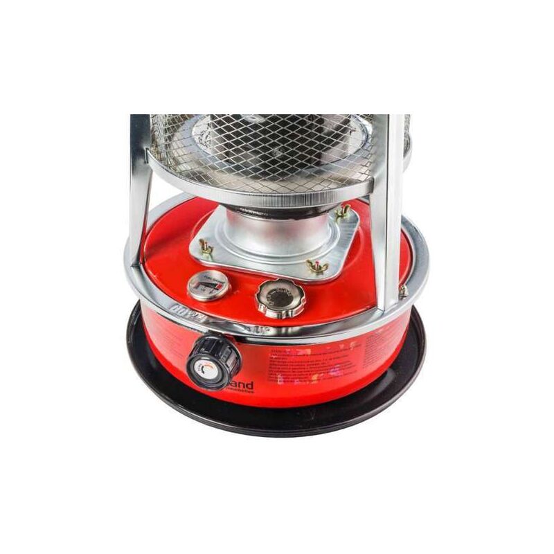 Poêle à Kérosène Relevable Bleu Windproo Bs - Chauffage D'appoint Extérieur, Complet Neuf