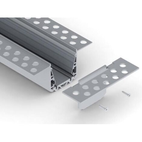 LEDsON Embout pour profilé de plaque de plâtre RPL35US, sans trou de câble (1/4)