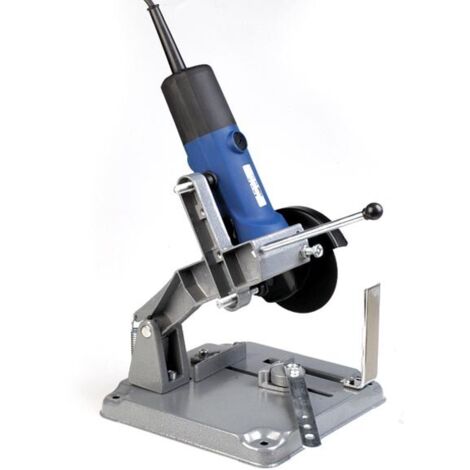 Toolland Support universel, pour meuleuse d'angle, Ø 115/125 mm, angle réglable, acier et aluminium