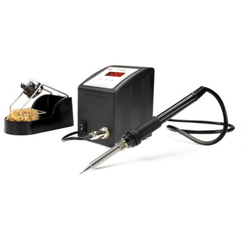 Station De Soudage Velleman 80W - Réglage électronique De La Température, Sécurité Verrouillable & élément Chauffant Céramique - Parfait Pour Les Passionnés De Bricolage Et Les Professionnels