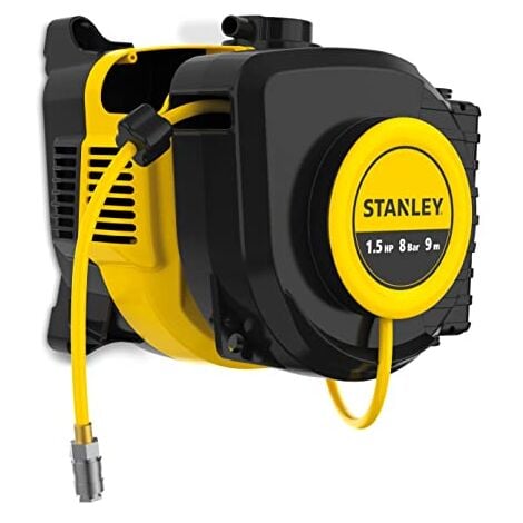 Stanley Compresseur Compresseur D Air Sans Huile Enrouleur Automatique Montage Mural Ch