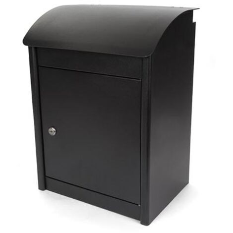 Perel – Boîte à colis murale verrouillable pour courrier et colis – Grande ouverture 36 x 16 cm – Installation murale sécurisée – Système de trappe de dépôt