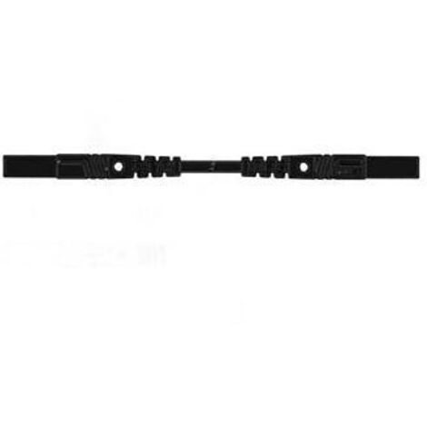 Hirschmann CORDON DE MESURE ISOLE 25cm et Ø 4mm - NOIR (MLB/GG-SH 25/1) (1/3)
