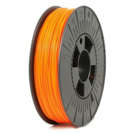Filament PLA, 1.75 mm, orange, 750 g, robuste, adapté pour