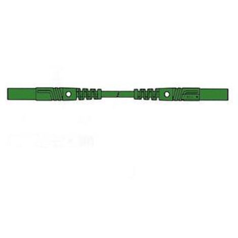 Hirschmann CORDON DE MESURE ISOLE 100cm et Ø 4mm - VERT (MLB/GG-SH 100/1) (1/3)