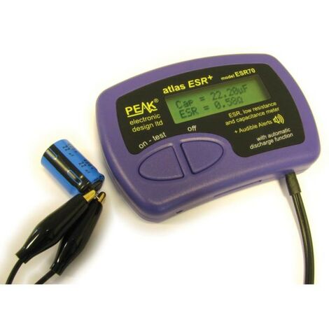 Multimètre capacimètre haute précision – Résistance réduite – Écran clair – Pour mesures électroniques avancées – Peak (1/5)