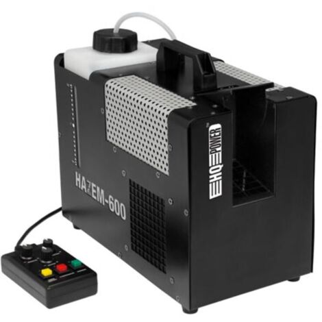 HQ-Power Machine à fumée avec télécommande, machine a fumee, machine à brouillard portable, smoke machine Halloween DJ, 600 W, réservoir 1,2L, projection 170 m³/min (1/8)