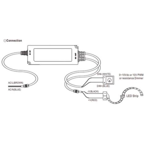 MEAN WELL APC-35-500 Pilote LED Courant Constant 35 W 0,5 A 25-70 V/DC Intensité Non Variable Protection Contre Les Surcharges