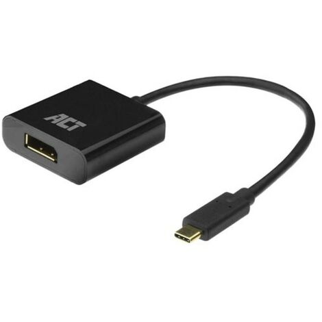 ACT Adaptateur USB-C Vers DisplayPort - 4K @ 60 Hz - 0.15 M