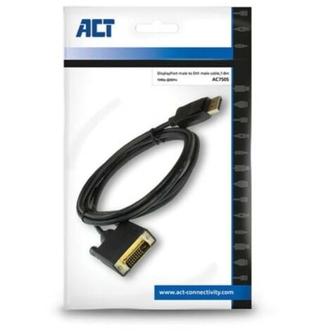 ACT Câble adaptateur DisplayPort vers DVI - 1.8 m