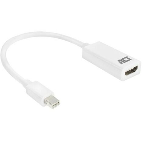 ACT Câble adaptateur Mini DisplayPort mâle - HDMI-A femelle - 0.15 m (1/3)