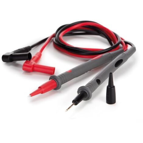 Jeu De Cordons De Mesure - Cat Iii 1000 V / Cat Iv 600v - Longueur 100 Cm (1/4)