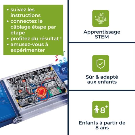 Velleman Kit de projets électroniques - 8 expériences - LED & musique