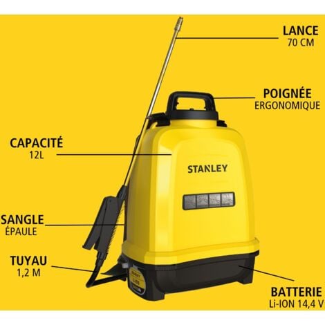 Pulvérisateur électrique à Dos - Chargeur Inclus - 16 L - 4,5 Bar - TERRE JARDIN