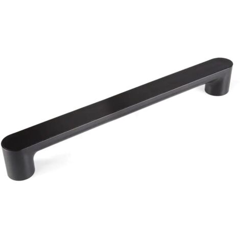 Vitility Poignée salle de bain ID, barre murale de sécurité pour douche baignoire toilette, ABS, charge 150 kg, barre droite 55 cm, noir, avec kit de fixation