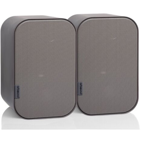 Artsound UNI20, Ensemble de 2 enceintes passives, enceinte HiFi 2 voies, 10-40 watts, support mural avec articulation à rotule, convient pour des espaces jusqu'à 20 m² tels que couloir, cuisine,