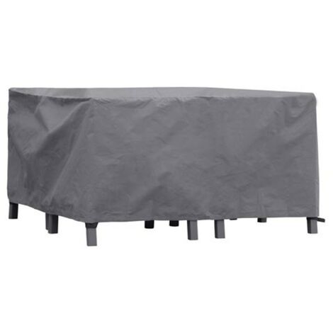 Perel – Housse d'extérieur pour salon de jardin rectangulaire 140x140x70 cm – Tissu polypropylène résistant aux intempéries et UV – Protection optimale (1/4)