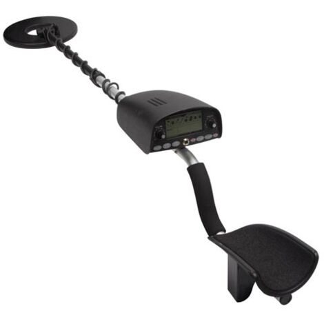 Velleman – Détecteur de métaux 24 cm étanche – Écran LCD – Profondeur de détection 25 cm – Sensibilité réglable – Tige ajustable pour confort