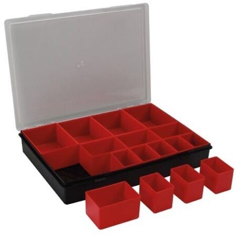 Outifrance – Malette de rangement 16 cases amovibles – Matériaux résistants – Adaptée pour espaces intérieurs et extérieurs – 35005 (1/7)