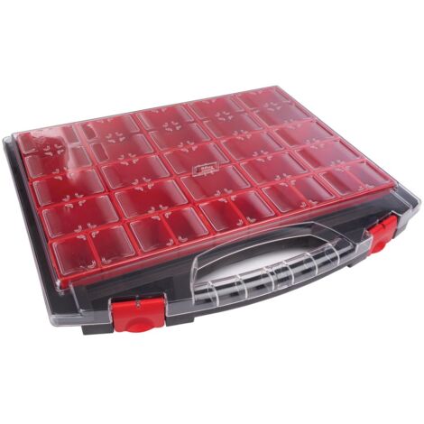 TAYG - BOITE DE RANGEMENT - 430 x 370 x 55 mm - 25 COMPARTIMENTS AMOVIBLES TG4305025 RI7124