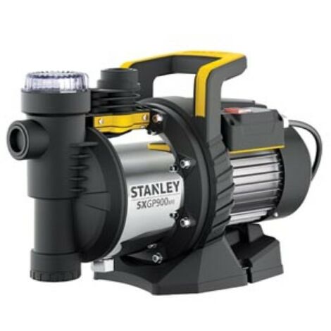 Stanley – Pompe de surface auto-amorçante 900 W – Débit 3600 L/h – Hauteur de refoulement 42 m – IPX4 – Filtre à eau intégré