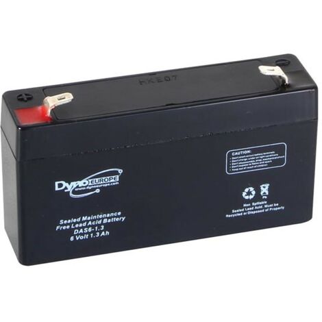 Accu Acide-plomb 6v-1 3ah 98x25x56mm