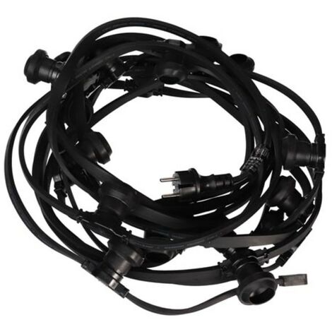 GUIRLANDE DE FÊTE À LED - 50 x DOUILLE E27 - SANS AMPOULES - 25 m (1/5)