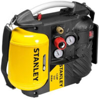 Stanley – Compresseur portable sans huile 1.5 ch – Débit 180 l/min – Pression 10 bar – Cuve 5 litres – Léger 8 kg pour petits travaux