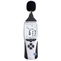 Velleman – Sonomètre professionnel avec enregistreur de données – Alimentation par pile 9V – Plage de mesure 30 à 130 dB – Interface USB pour PC