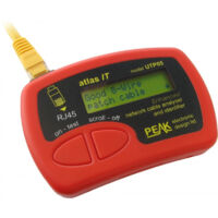 Peak Testeur de câble réseau UTP RJ45 pour câbles Cat5 Cat6 analyseur avec mini câbles de test diagnostic pour câbles droits et croisés avec batterie et guide de câblage Ethernet