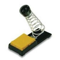 Weller KH4 support pour fer à souder compatible avec W61 et autres modèles, noir support solide avec éponge, support de rechange pour station de soudage, compact stable et sûr pendant le soudage