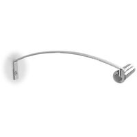 LEDsON SUPPORT DE MONTAGE POUR PROFILÉ POUR RUBAN LED ALU-ROUND - POUR ARMOIRE - ARGENT